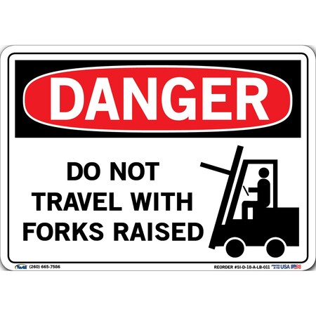 Vestil Vinyl Label Sign, 7-1/2" H, 10-1/2" W, Vinyl Label, Rectangle, English, SI-D-18-A-LB-011 SI-D-18-A-LB-011